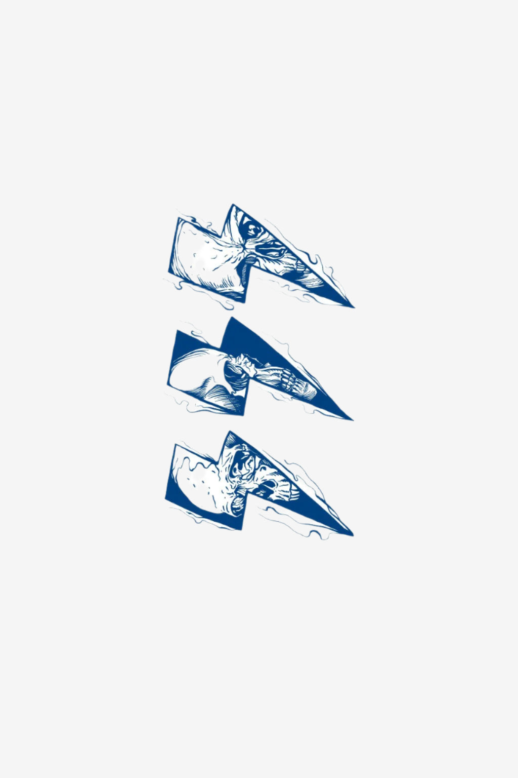 Impact – Tatuaj Temporar Modern cu Design Abstract și Mesaj Puternic