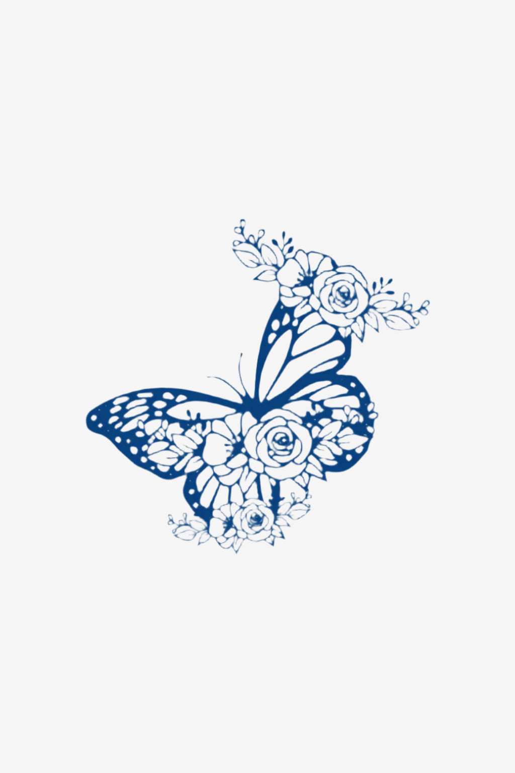 Fluture 2 – Tatuaje Semipermanente Realiste cu Aripi Ușoare

