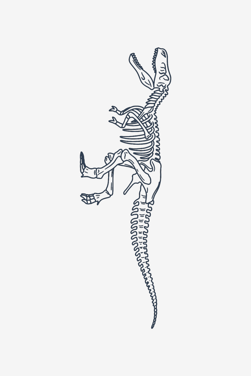 T-Rex csontváz