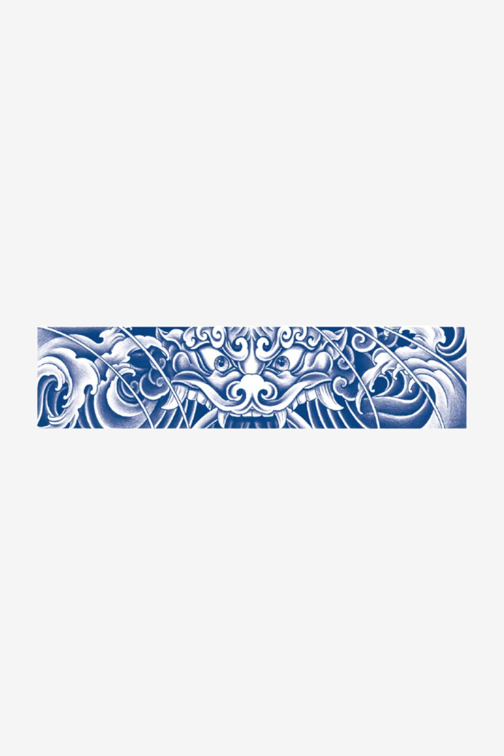 Tatuaj semipermanent spirit asiatic cu valuri realiste