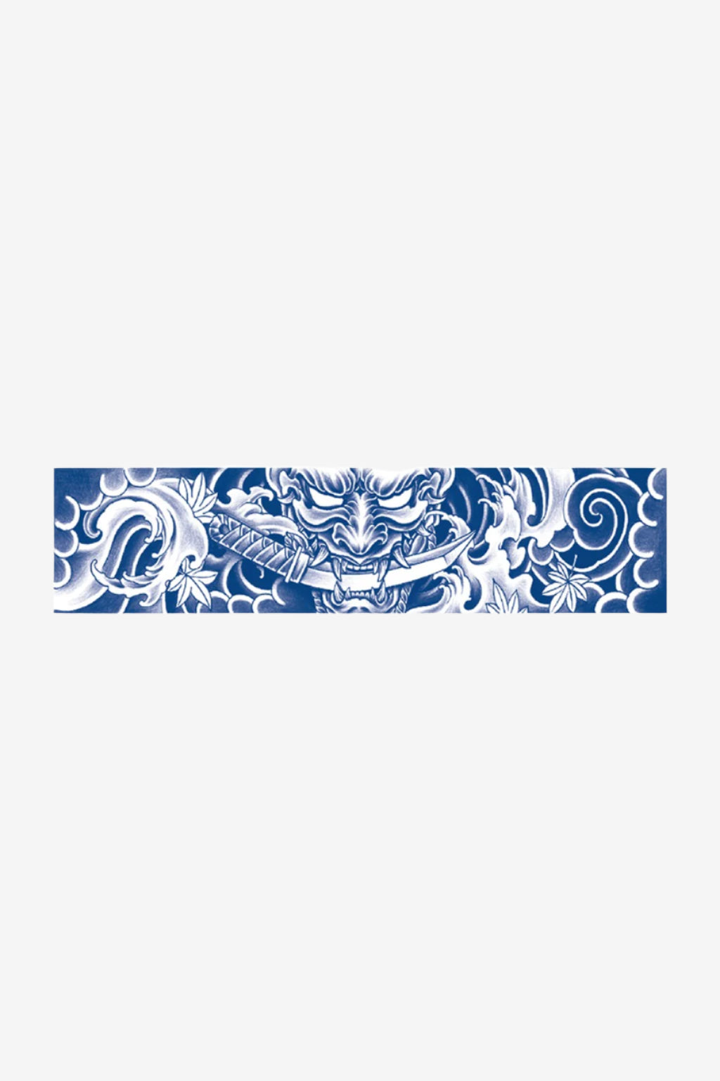 Tatuaj temporar Katana cu demon Oni și stil japonez