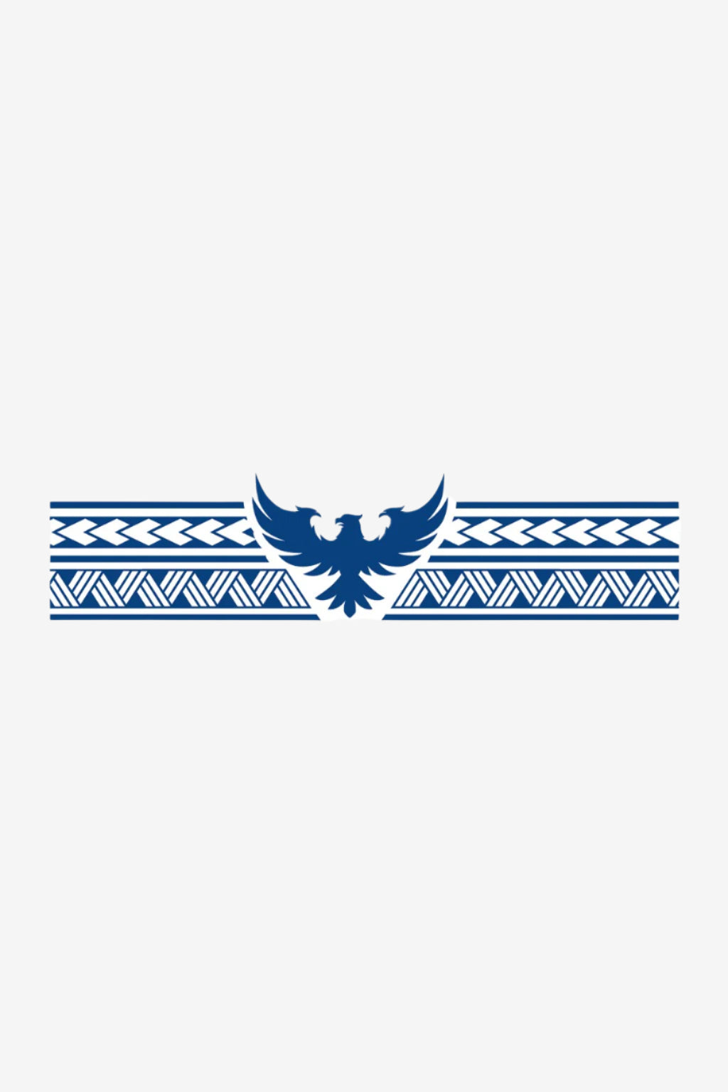 Tatuaj phoenix tribal semipermanent cu design simetric