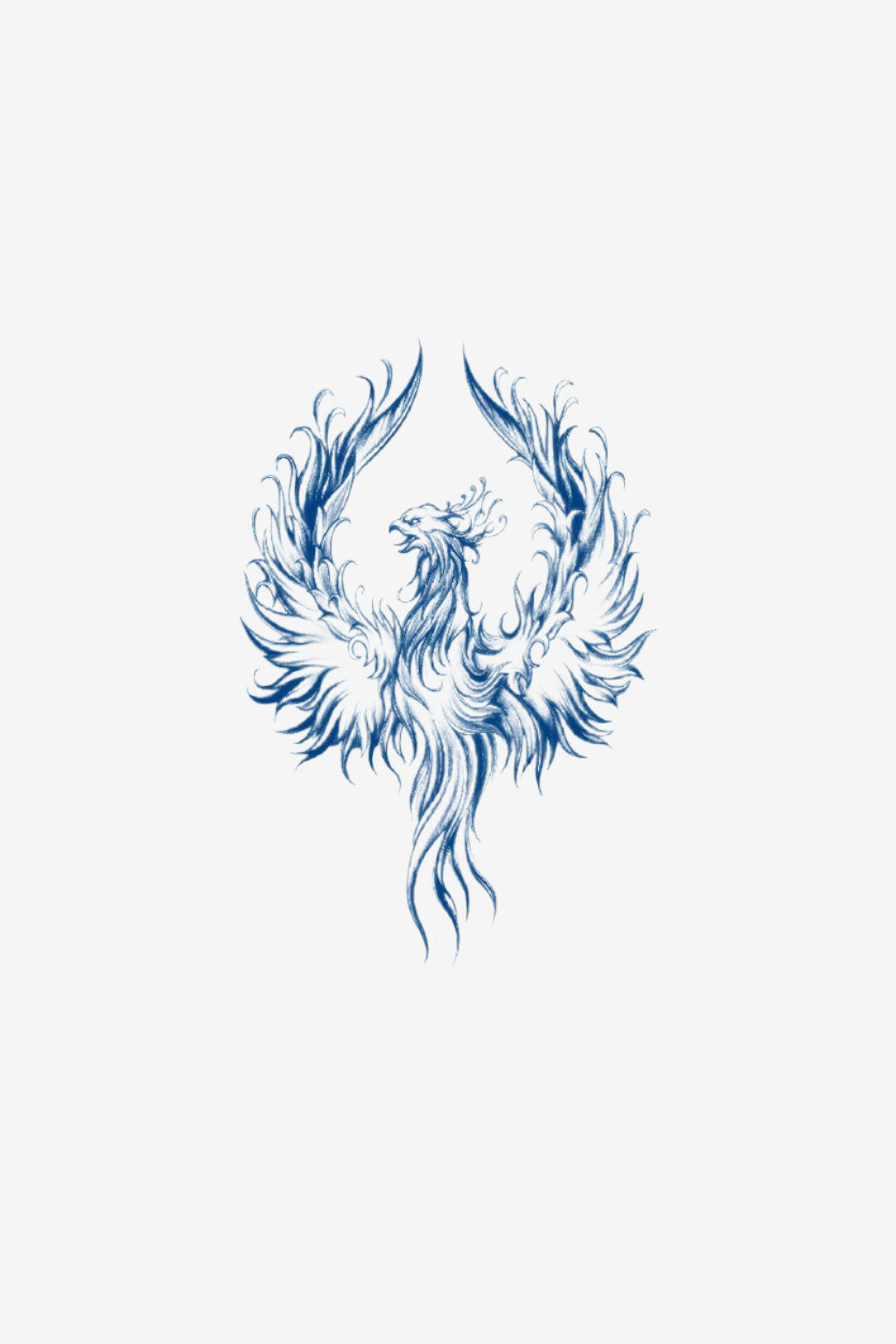 Tatuaj temporar pasărea phoenix cu efect realist