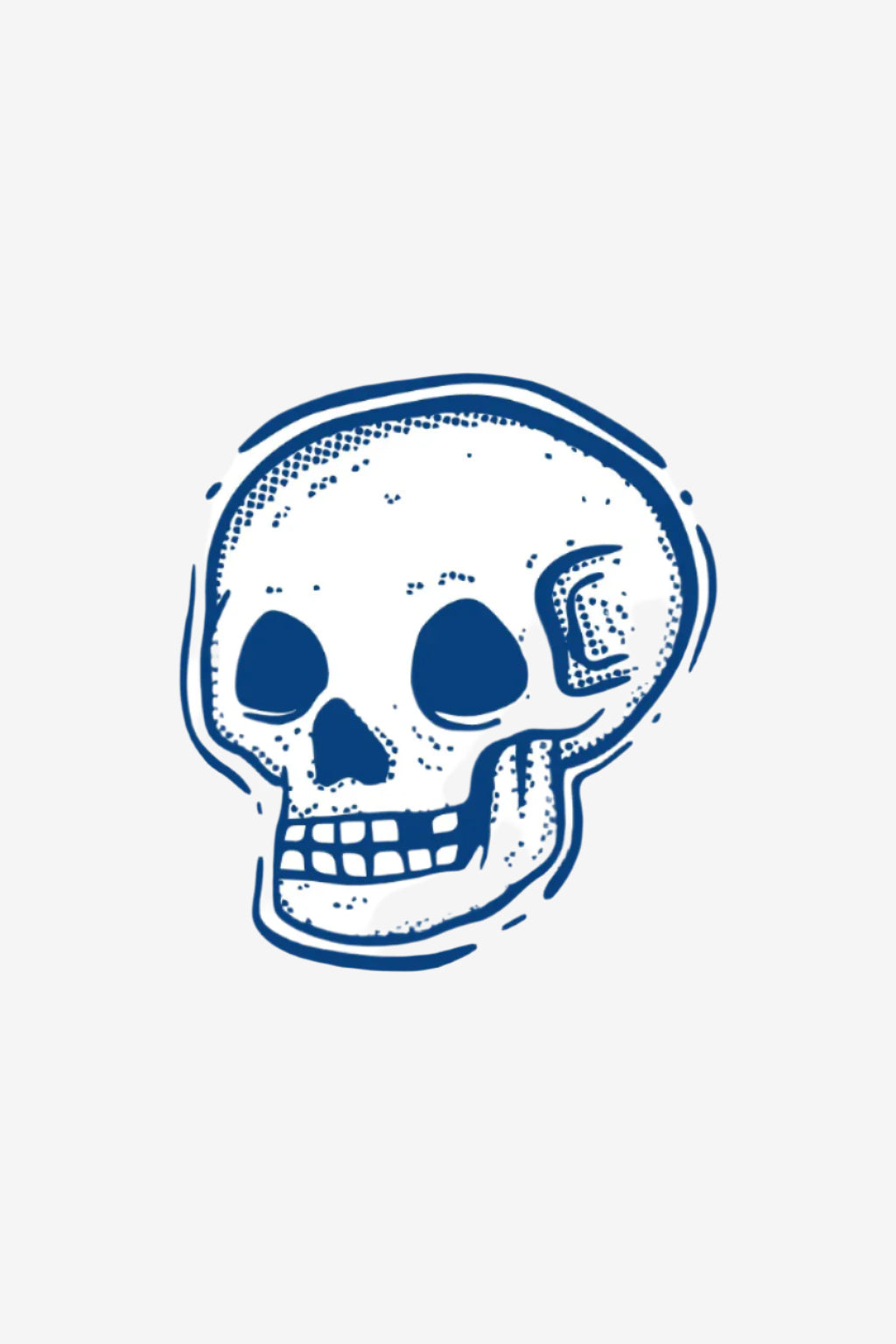 Skull – Tatuaje Semipermanente Dark cu Craniu Stilizat


